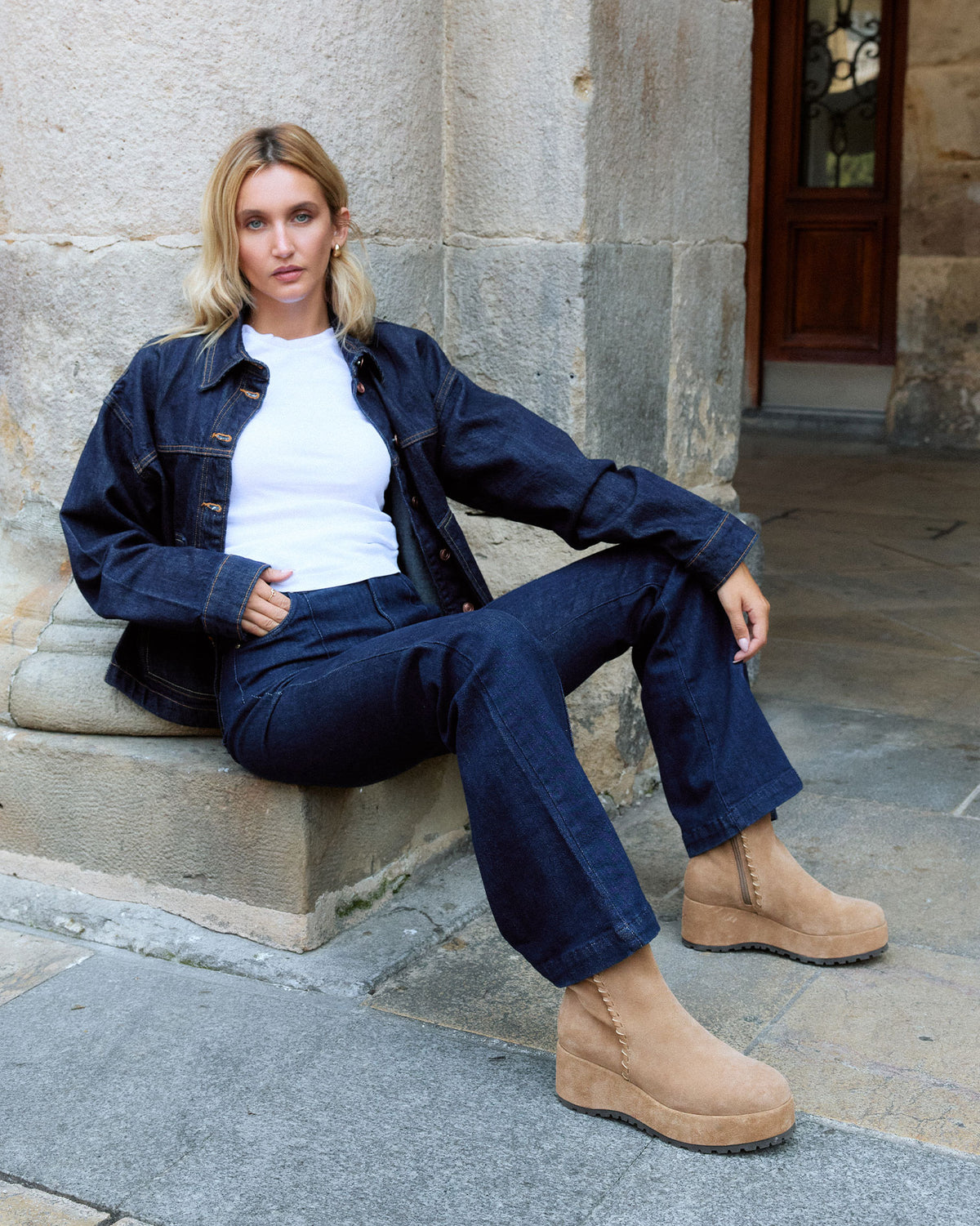 Botín Beige de Mujer Seller