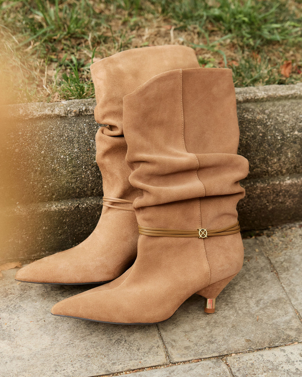 Bota Beige de Mujer Takayama